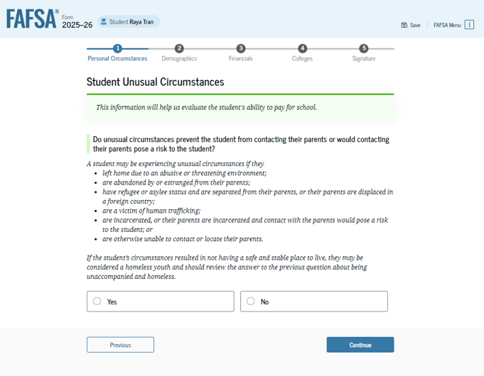 How to Answer FAFSA Student Household Information Questions - Family - How To Answer Question 43d On Fafsa